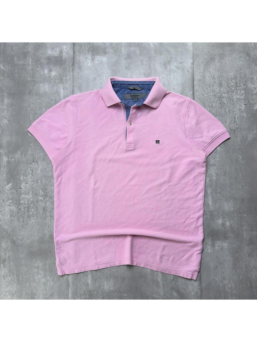 Y2K Pink Givenchy Logo Polo Shirt